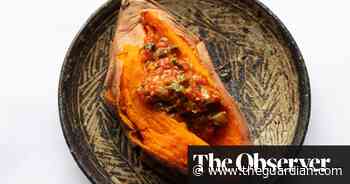 Nigel Slater’s recipe for baked sweet potatoes with red pepper sauce - The Guardian