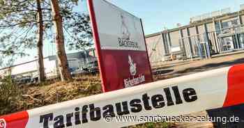 Mitarbeiter von Bäckerhaus Ecker in Bexbach demonstrierten - Saarbrücker Zeitung
