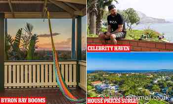 Byron Bay house prices surged by 36 per cent in 2020, realestate.com.au data showed
