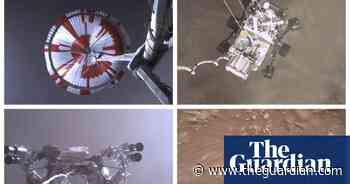 Nasa releases video of Perseverance rover landing on Mars
