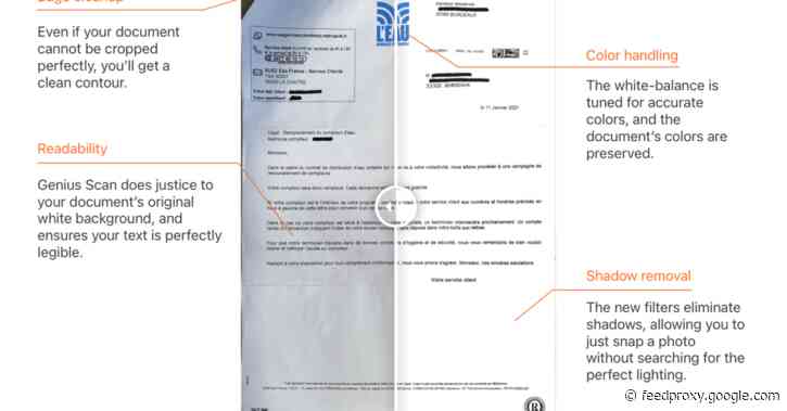 Genius Scan for iPhone gets overhaul with next-gen AI, shadow removal, smart renaming