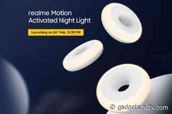 Realme Motion Activated Night Light With 365 Days Battery Life Set to Launch in India on Wednesday