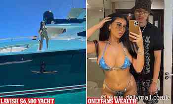 'Millionaire' OnlyFans stars boast about spending $6,500 to rent out lavish yacht in Hamilton Island