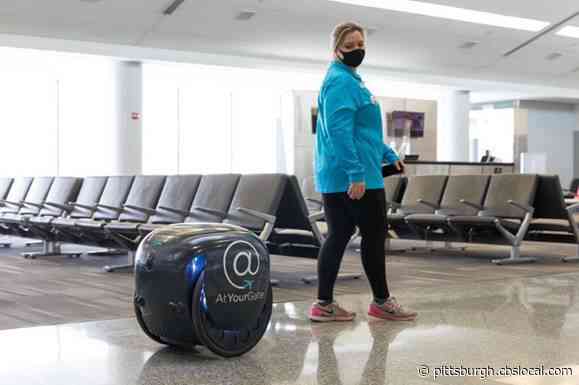 Robot Delivering Passengers’ Food At Philadelphia International Airport