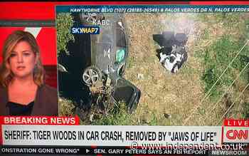 Tiger Woods hospitalised after serious car accident in California
