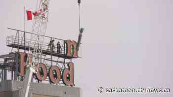 Saskatoon’s historic neon Robin Hood sign gets a facelift