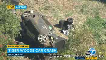 Tiger Woods in surgery for multiple leg injuries after car crash in Los Angeles