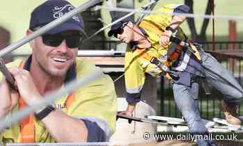 MAFS tradie groom Cameron Dunne ditches his wedding ring as he returns to work amid 'cheating' leak