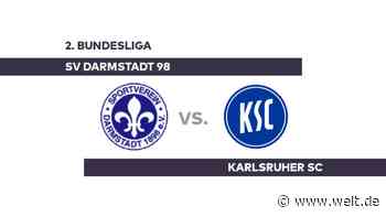 SV Darmstadt 98 - Karlsruher SC: Karlsruhe will den Lauf ausbauen - 2. Bundesliga - DIE WELT
