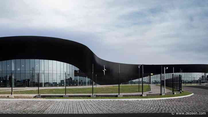 Snøhetta encloses Polestar car factory in Chengdu with wavy black facade