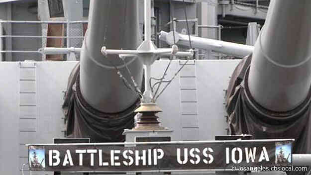 LA County Opens COVID-19 Testing Kiosk At Battleship USS Iowa In San Pedro