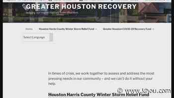 'Give what you can' | Donations needed for Greater Houston Winter Storm Relief Fund - KHOU.com