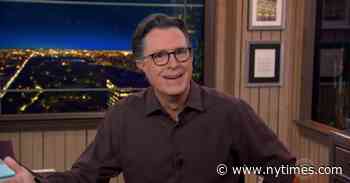 Stephen Colbert Didn’t Realize America Had Been Canceled