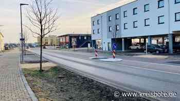 Stadt Olching errichtet neue Querungshilfe an der Geiselbullacher Straße. - Kreisbote