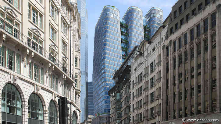 KPF designs trio of interconnected skyscrapers for east London