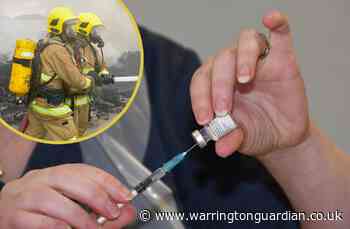 Cheshire firefighters help elderly to get Covid-19 vaccines