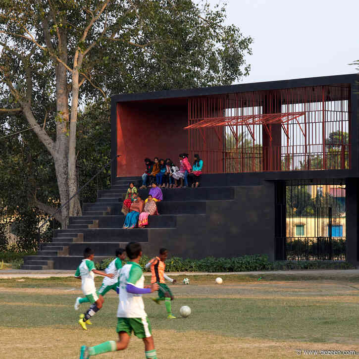 Abin Design Studio creates football clubhouse overlooking Indian lake