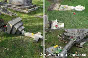 Vandals damage headstones at cemetery in Hendon