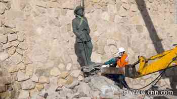 Last statue of dictator Francisco Franco removed from Spanish soil
