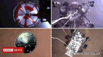Video shows Perseverance rover's dramatic Mars landing
