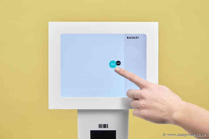 This moving interface aims to provide a hygienic solution for supermarket touchscreens