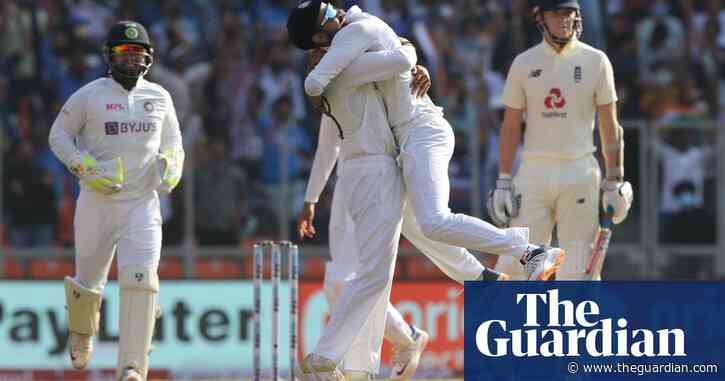 England capitulate to Axar Patel and give India control of third Test