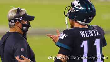 Eagles felt Carson Wentz couldn’t handle hard coaching - NBC Sports