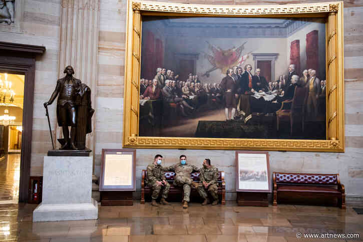 U.S. House Curator Seeking $25,000 to Repair Art Vandalized During the Capitol Riots