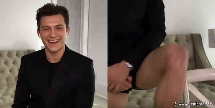 Tom Holland Goes Pantsless, Shows His Bare 'Prepubescent' Legs on TV!
