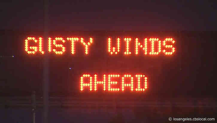 Strong Santa Ana Winds Expected To Blow Into Los Angeles Area Tonight