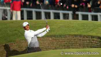 Tiger Woods gets sand art tribute at legendary St. Andrews golf course following accident