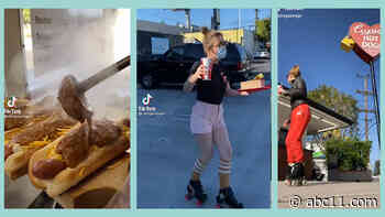 Sisters skate to success with hot dog stand