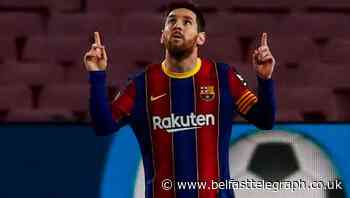 Lionel Messi scores twice as Barcelona cut gap to leaders Atletico Madrid