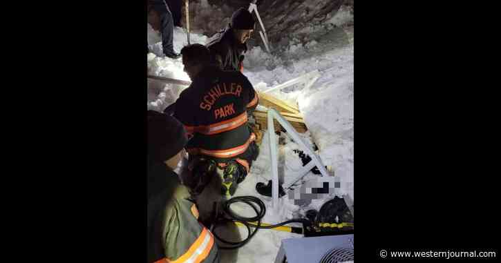 Awning Collapses, Trapping Woman Underneath in Bitter Cold for 10 Hours