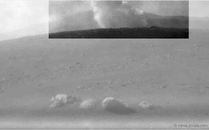 NASA's Perseverance rover watched as its sky crane crashed on Mars (photo) - Space.com