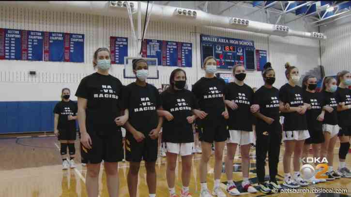 Shaler And North Allegheny Girls Basketball Teams Take Stand Against Racism