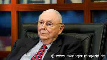 Charlie Munger: Warren Buffetts Vizechef warnt angesichts des Gamestop-Hypes vor Exzessen
