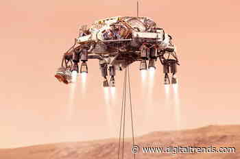 Perseverance photo shows the moment its spacecraft crash landed