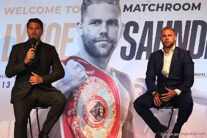 Eddie Hearn: “If There’s Anyone That Will Beat, Or Could Beat Canelo Alvarez, It’s Billy Joe Saunders”