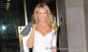 Christie Brinkley sizzles in sweater and sky-high heels to make major announcement