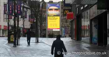 North East Covid-19 rates compared to the rest of England