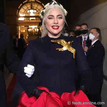 Lady Gaga Returns to Her Brunette Roots During Glamorous Outing in Rome