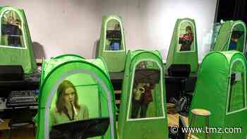 Band Kids Practice in COVID-Safe Bubbles at Washington High School