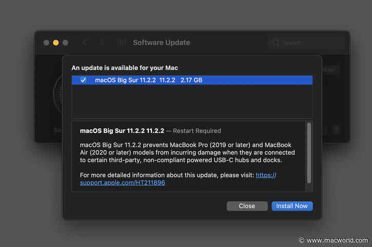Apple releases macOS Big Sur 11.2.2 to protect newer Macs from bad USB-C hubs