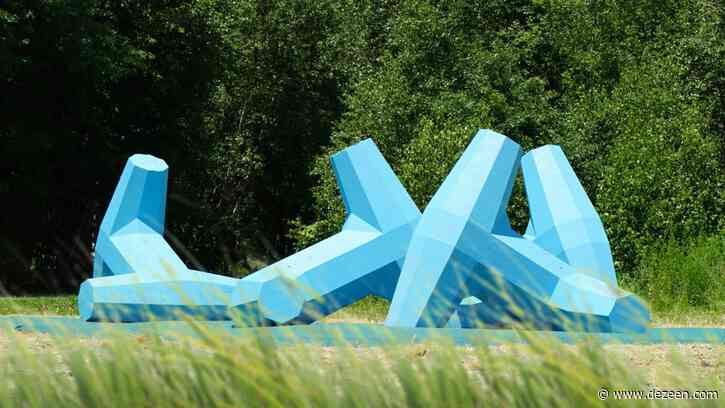 Breakwater in Jamestown is both a public playground and a sculpture