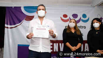 Recibe Jorge Argüelles constancia como candidato a la alcaldía de Cuernavaca - 24 Morelos