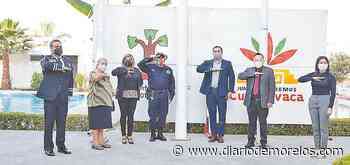 Rinden homenaje a la Bandera en Ayuntamiento de Cuernavaca - Diario de Morelos