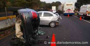 Choque múltiple provoca cierre de la México-Cuernavaca - Diario de Morelos