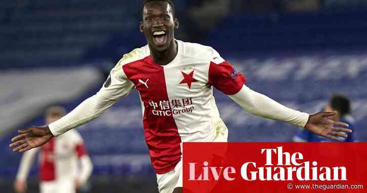 Slavia sink Leicester, Sociedad hold Manchester United, Arsenal and Rangers through: Europa League clockwatch – live!