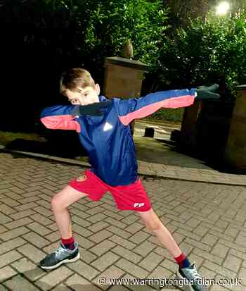 Youngster, 8, raises money to thank Warrington Hospital team who fixed his broken leg - Warrington Guardian